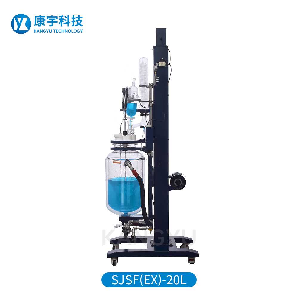 升降/旋转双层玻璃反应釜SJS212-20L